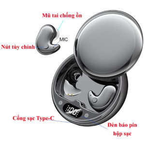【FAST Delivery】Tai Nghe Bluetooth 5.3 Nhét tai Có mũ tai chống ồn Y36 Pro mẫu mới Nằm Ngủ Micro Tích Hợp Pass Căng Chống Nước  - Hàng Nhập