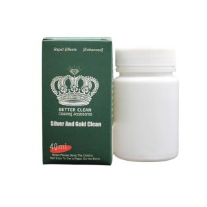 Crown Silver & Gold Cleaner Multipack - 40ml Bottle Anti-Bacterial Fragrance-Free