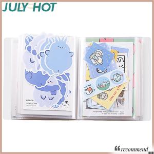 [JULYHOT] 40 Pages A6 Postcards Pocket Storage Book Transparent Home Picture Album