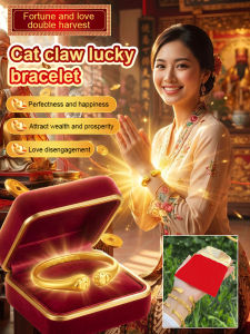 Paw of Fortune: Bracelet of Love and Wealth Womens Solid Bracelet Lucky Double Harvest Bracelet