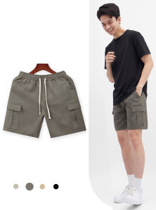 Quần Short Kaki - SH3 Quần Short Kaki Nam Túi Hộp 4 Màu Cạp Chun Basic MQ LUXURY 68