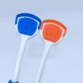 Tongue Brush Cleaning Tooth Safe Tongue Scraper Soft Toothbrush Scraping Tongue Cleaner Oral Hygiene Clean Tool. 