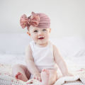 Soft Newborn Baby Girls Hats Dot Prints Bowkont Baby Hat Infant Turban Elastic Floral Caps. 