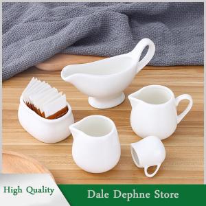 [Dale Dephne] 1 PC Ceramics Sauce Dispenser Coffee Pitcher Salad Dressing Cup Server
