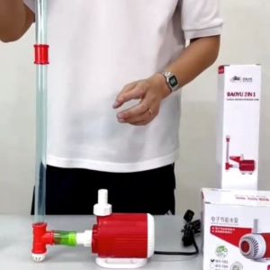 Combo Máy Bơm Baoyu BY-102 đến 105 Kèm Bộ Hút Mặt Hút Đáy MD27/MD34 Cho Hồ Cá Cao Cấp