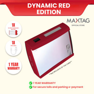 Dynamic Red Edition MaxTag Smart Tag Touch n Go Toll