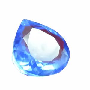 Natural Brazil Blue Topaz 44.40 Cts Pear Cut Eye Clean Grade Loose Gemstone