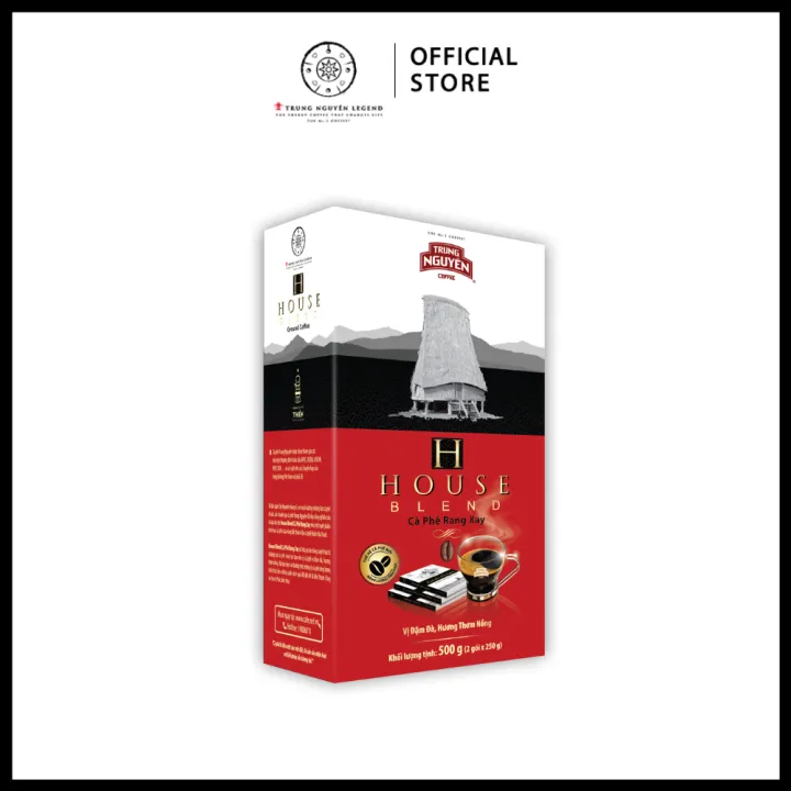Trung Nguyên Legend - Cà phê rang xay House Blend - Hộp 500gr