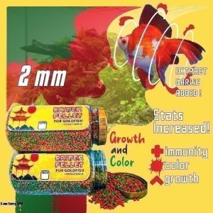 Makanan Ikan Mas Koki Pakan Pelet Ikan Mas Koki Raiden Pellet 350 gr Bawang Putih