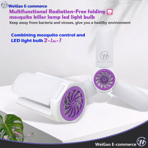 Multifunctional Radiation-Free folding mosquito killer lamp led light bulb 45W Mute Mosquito Killer Lamp