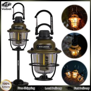 [Auto Vodool]LED Portable Ambient Lights Stepless Dimming Camping Hiking Lamp Type-C Rechargeable for Outdoor Garden Street Path Lawn