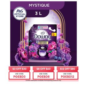 Downy Mystique Concentrate Fabric Softener 3L