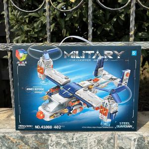 Military Toy Tank Building Blocks Armored Vehicle Aircraft Carrier 3D Model Assembly Toys Boys Gift