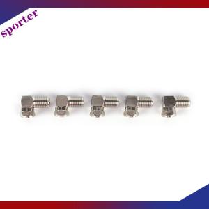 Sporter 5 chiếc đầu nối đồng trục 90 độ góc phải Bộ chuyển đổi f đực sang F cái RG6 rg5