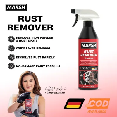 Marsh Rust Remover 500ml - Powerful Decomposition Paint-Safe Dissolves Rust Rapidly Removes Iron.