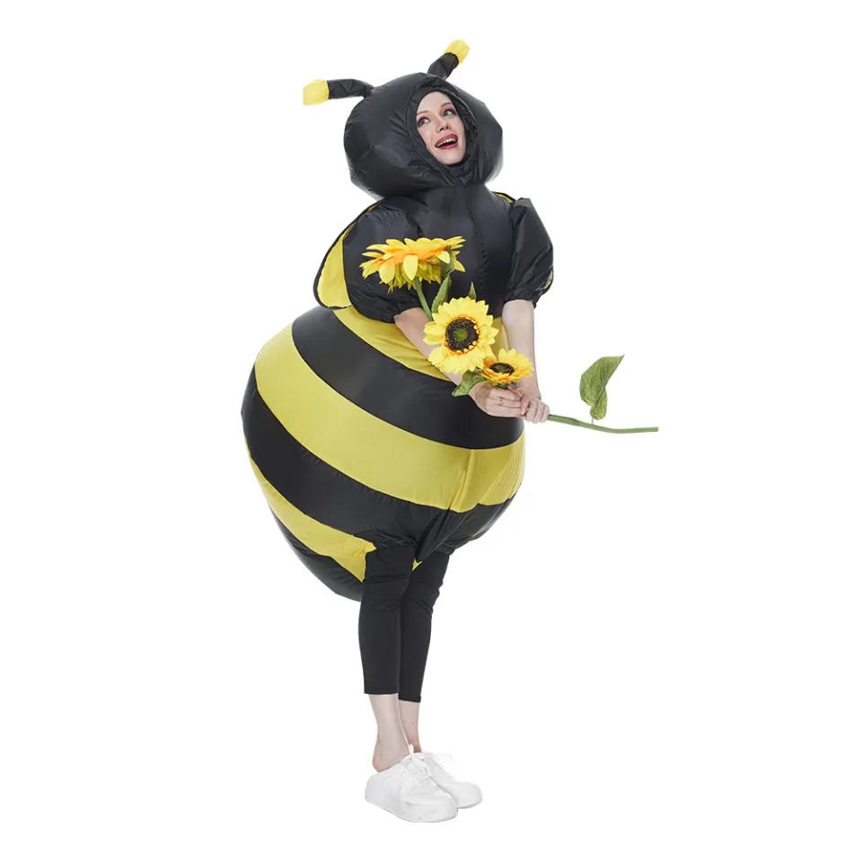 chinese dress ladies Custom Black & Yellow Bumble Bee Two Piece with Tulle Bustle
