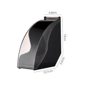 Vision Coffee Filter Box Coffee Filter Holder Storage Coffee Filter Paper Dispenser Rack with Dustproof Cover for V60 and Cone Coffee Filters - Storage Capacity of 100Pcs Coffee Paper Filters