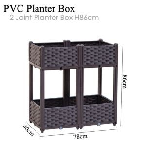 Plastic Planter Joint Box Home Balcony Plastic Flower Pot Indoor Vegetable Planting Box