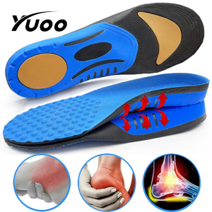 YUOO 1Pair Orthopedic Insoles Templates Flat Foot Arch Running Arch Support Shoes Accessories Insert Men Women