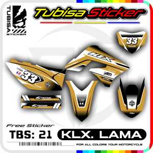 Sticker Striping Kawasaki KLX Lama - Stiker Striping Variasi KLX Lama. TBS.SF.21