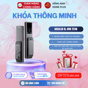 Khóa vân tay thông minh Kassler KL-888 titan app wifi siêu bền chính hãng công nghệ Đức