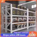 NINI 3/4/5 Layers Tool Shelves | Merchandise Shelves | Product Storage Shelves | Thickening of Shelves Warehouse Shelves 800 Kilos | Buckle Design. 
