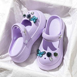 [Free Shipping] WomenS Sandals Clogs Outdoor Slip-On Beach Shoes Home Slippers WomenS Closed-Toe Slippers