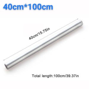 HTF.Durable Aluminum Foil Self Adhesive Waterproof Wallpaper Kitchen Sticker Diy Hom
