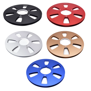 New 6 Hole Aluminum Reel With 1/4 10.5Inch Open Tape And Nab Hub Disk For Professional Recording