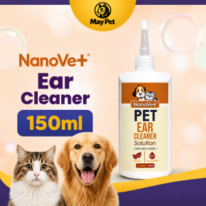 NANOVET EAR CLEANER FOR CAT & DOG 150ML