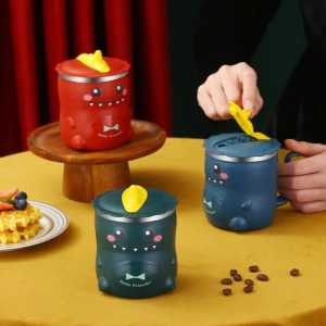 Gelas Mug DINO - Tempat Air Minum Karakter Anak - Mug Karakter Lucu