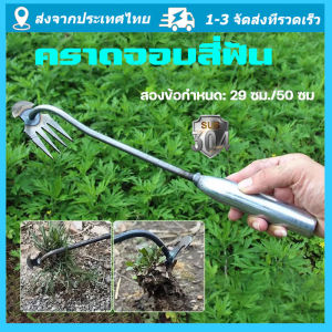 จัดส่งจากกรุงเทพ เครื่องมือกำจัดวัชพืช ในการเกษตรเครื่องมือสำหรับการทำสวน ถานหญ้าเครื่องมือกำจัดวัชพืชกำจัดวัชพืชใหม่ จอบถอนหญ้า คาดถอนหญ้า พลั่วถอนรากหญ้า คราดโลหะแบบมือถือสำหรับกำจัดวัชพืชใช้มือดึงเอากำจัดวัชพืชสแตนเลสเครื่องมือทำสวนอเนกประสงค์