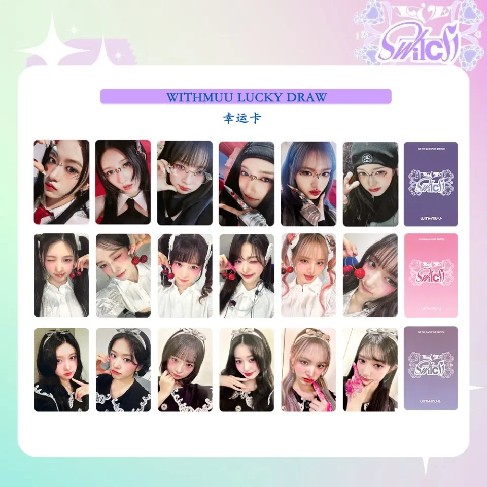 IVE อัลบั้ม SWITCH Withmuu Lukcy Draw PhotoCard MakeStar 2.0 Yujin