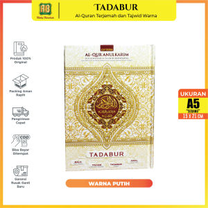 Alquran 30 Juz Lengkap Al Quran Terjemahan Dan Tajwid Warna Tadabur HC Cordoba Ukuran Sedang A5