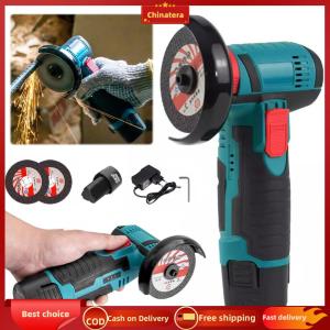 [Chinatera Malll]12V 3 Inch Brush Mini Angle Grinder 19500rpm Household Cutting Machine Polishing Machine Filling Grinder Grinding Tool