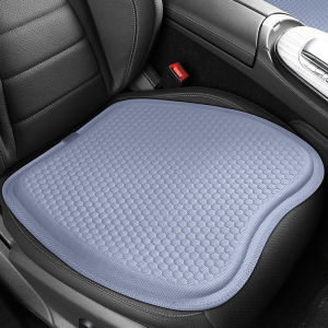 Gel Car Seat Cushion 45x46cm Minimalist Non-Slip Pad for Office Chair Driver Back Pain Relief Long Sitting Breathable Mat