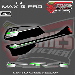STIKER STRIPING HONDA GL MAX&PRO TRANSPARAN PREMIUM KEREN LIS VARIASI STIKER 02