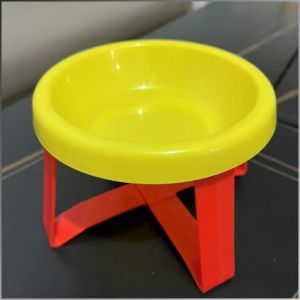 Dog Bowl Easy to Clean Drinking Bowl Portable Neck Brace Stainless Steel Leak-proof