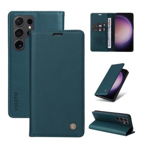 Phone Case For Samsung Galaxy S23 FE / S24 / S24 Plus / S24 Ultra TPU Leather Wallet Magnetic Card Slot Flip Cover Casing