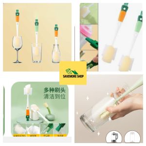 SAVEMORE SHOP Long Handle Water Bottles Cleaner Glass Milk