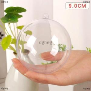 [COD] dgheg Transparent Open Plastic Christmas Decor Ball Bauble Ornament Gift Present Box