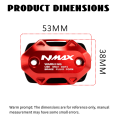 Motorcycle CNC NMAX155 Brake Fuel Cap Cover for YAMAHA AEROX155 V1 V2 V3 Fluid Reservoir. 
