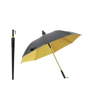 Large Umbrella With Long Handle Automatic And Portable Rain Resistant Sun Resistant Waterproof Cover Black Rubber Sunshade Umbrella