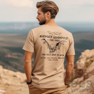 Kaos Avenged Sevenfold Hooka Tshirt Premium Cotton Combed 24s Distro Band Avenged Sevenfold Tour 2024 The Only Stop In Asia