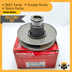 Pully Set Only Original Honda KVY Pulley Belakang Beat Karbu Scoopy Carbu Spacy Puly Puli Kanvas Ganda Pulli Puley Belakang Ori AHM