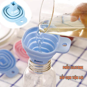 Phễu Rót Nước Phễu Silicon Xếp Gọn Tiện Lợi