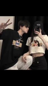 Croptop & Cute Bears TShirt for Women: Korean Fashion Trends