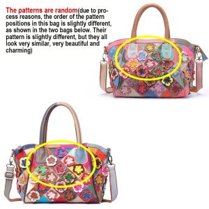 Royal Bagger Top Handle Satchel for Women Genuine Cow Leather Tote Bag Color Stitching Plaid Shoulder Bags Commuter Handbag 418