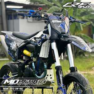 0737 (COD) Sticker Decal CRF 450 FullBody Bebas Request Terbaru - Sticker Premium CRF Terbaru - Sticker Variasi CRF450 Terbaru - Sticker Striping CRF 450 Terbaru