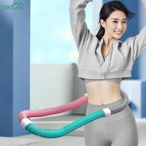 [OKLIFE. SG]SpHigh Quality Spring Hula Hoops Spring Hula Hoop Does Not Hur No Hurt Waist Loss Weighting Tool Portable Exercise Ring
